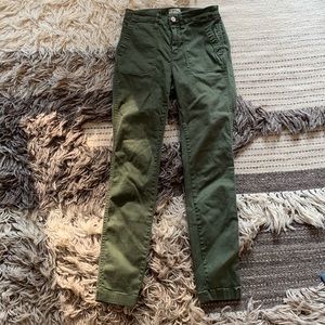JCREW GREEN PANTS
